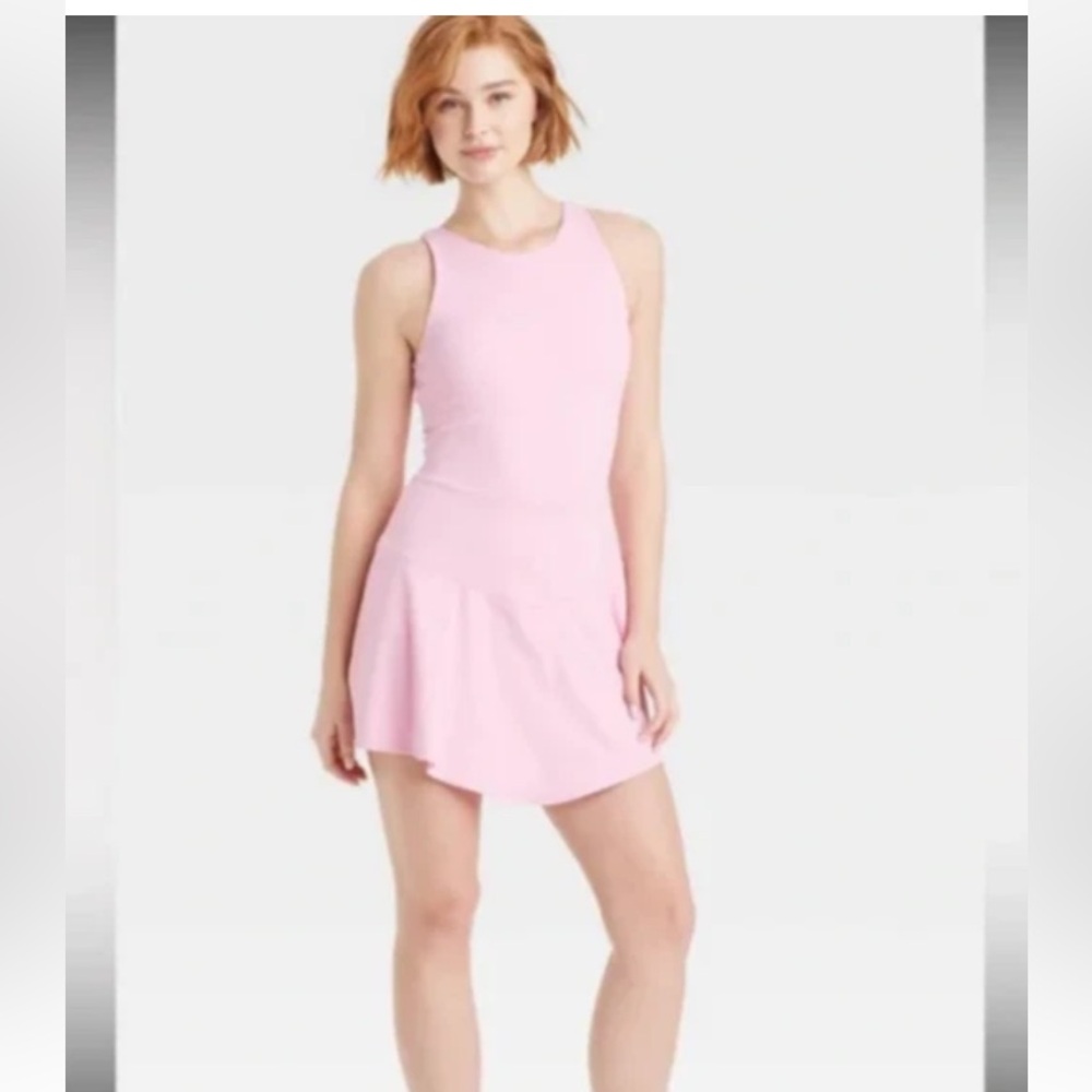 Joylab NEW pink tennis active dress skort sz XS / S attached shorts pickleball